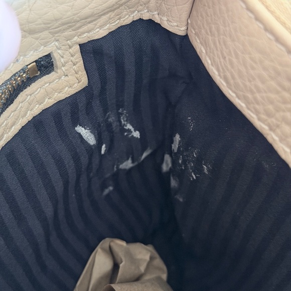 Vintage 1996 Coach Sonoma Pocket Zip Natural Grain Leather (4924) Crossbody Bag - Picture 12 of 12